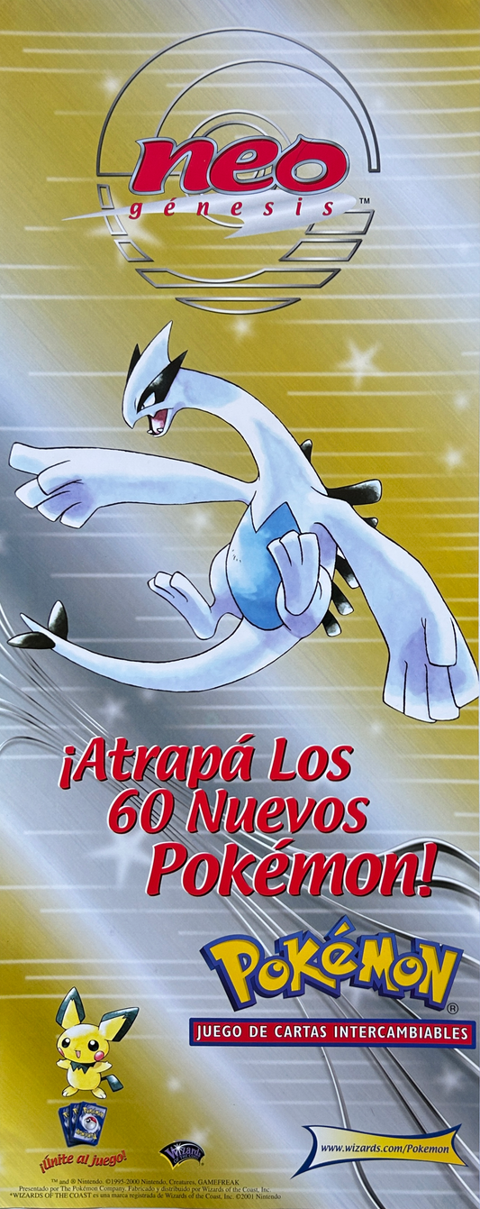 Original promotional poster for the “Neo Genesis” expansion Spanish