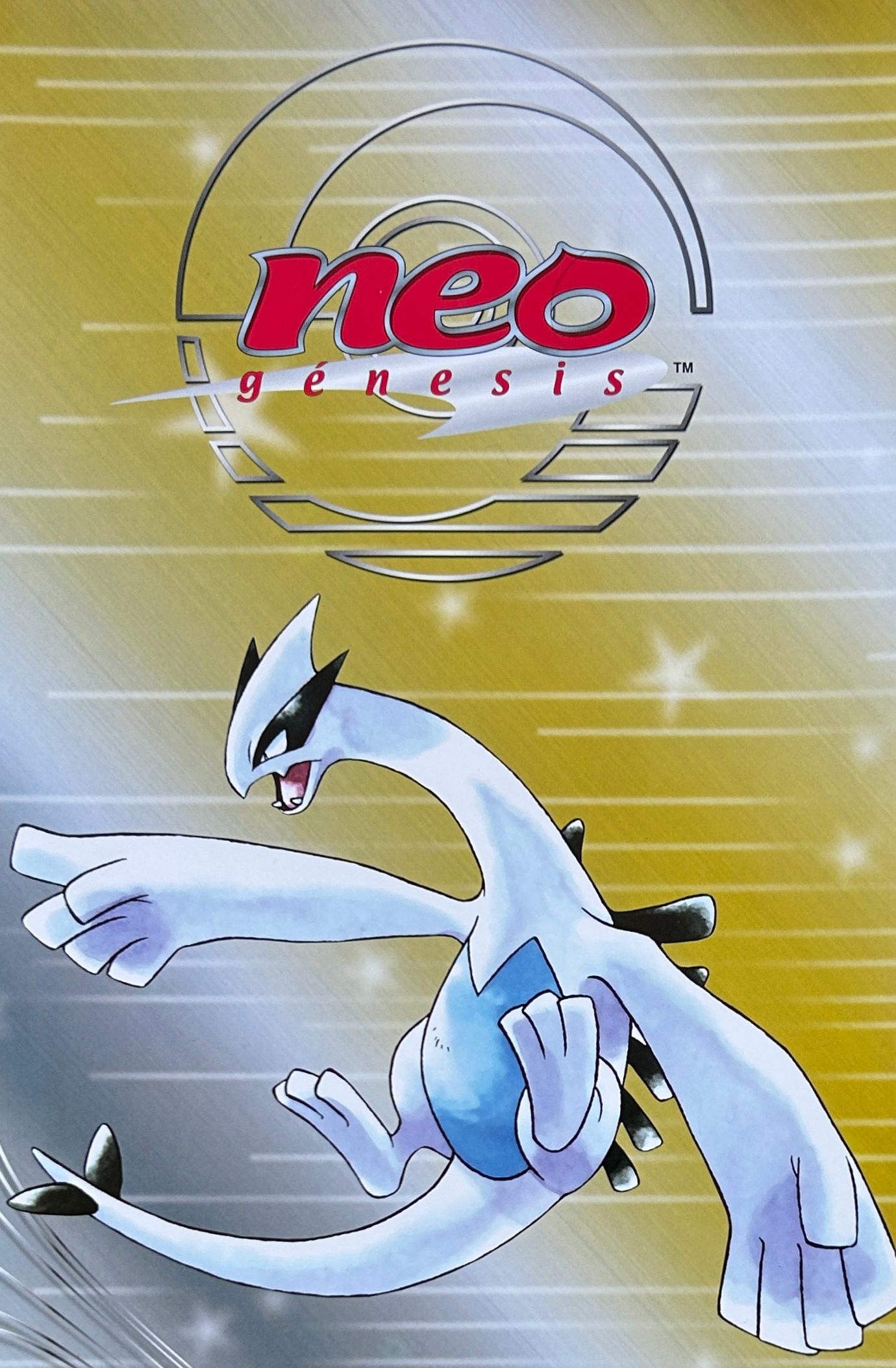 Original promotional poster for the “Neo Genesis” expansion Spanish